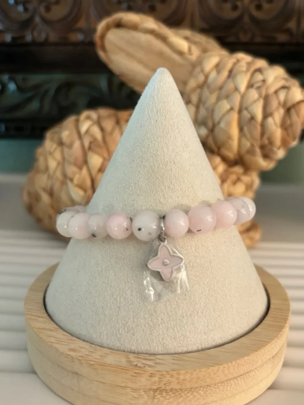 Park Lane Rose Quartz Bracelet with Charm